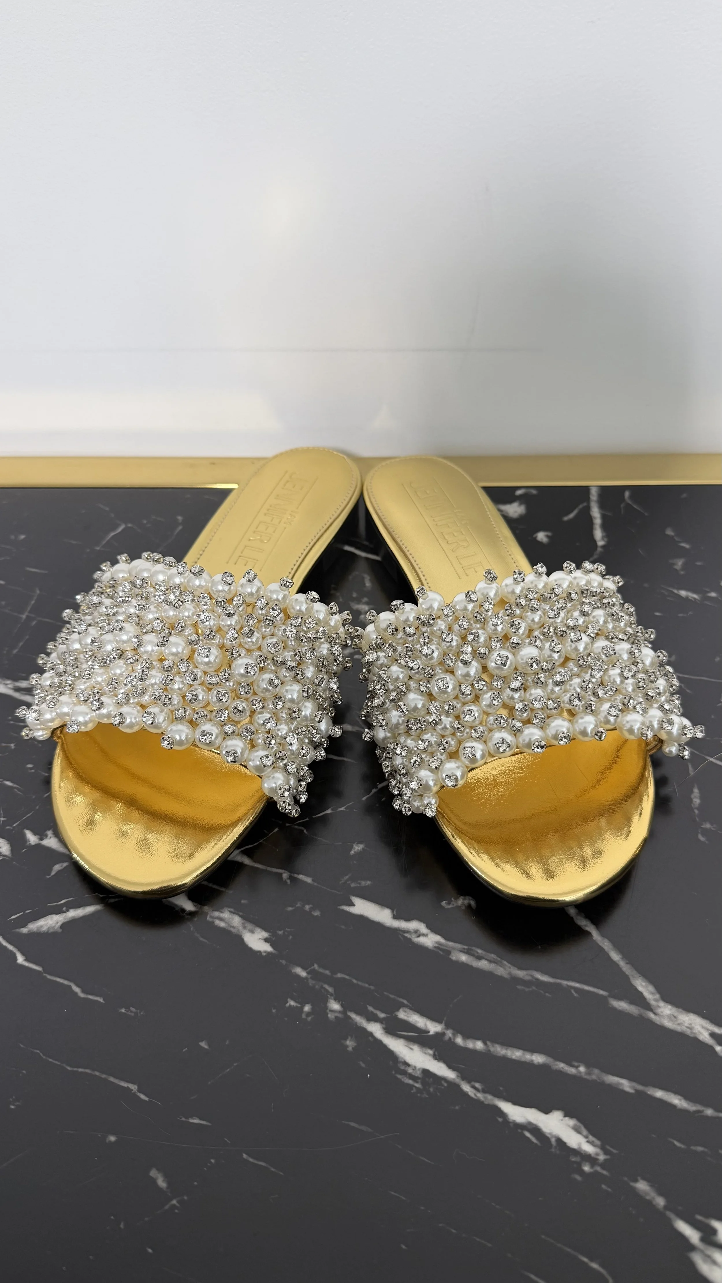 GOLD PERLA SANDAL