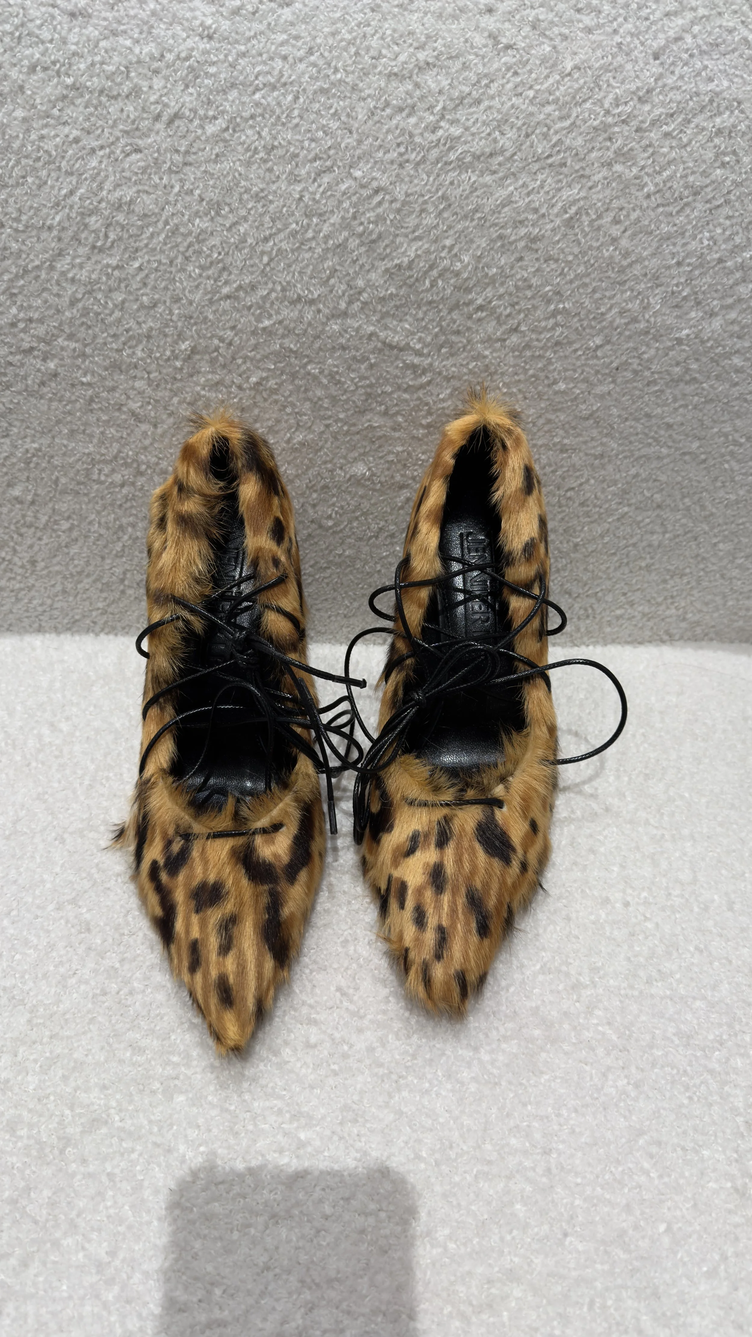 CHEETAH GOAT HAIR PUMP - SIZE 40 - FINAL SALE