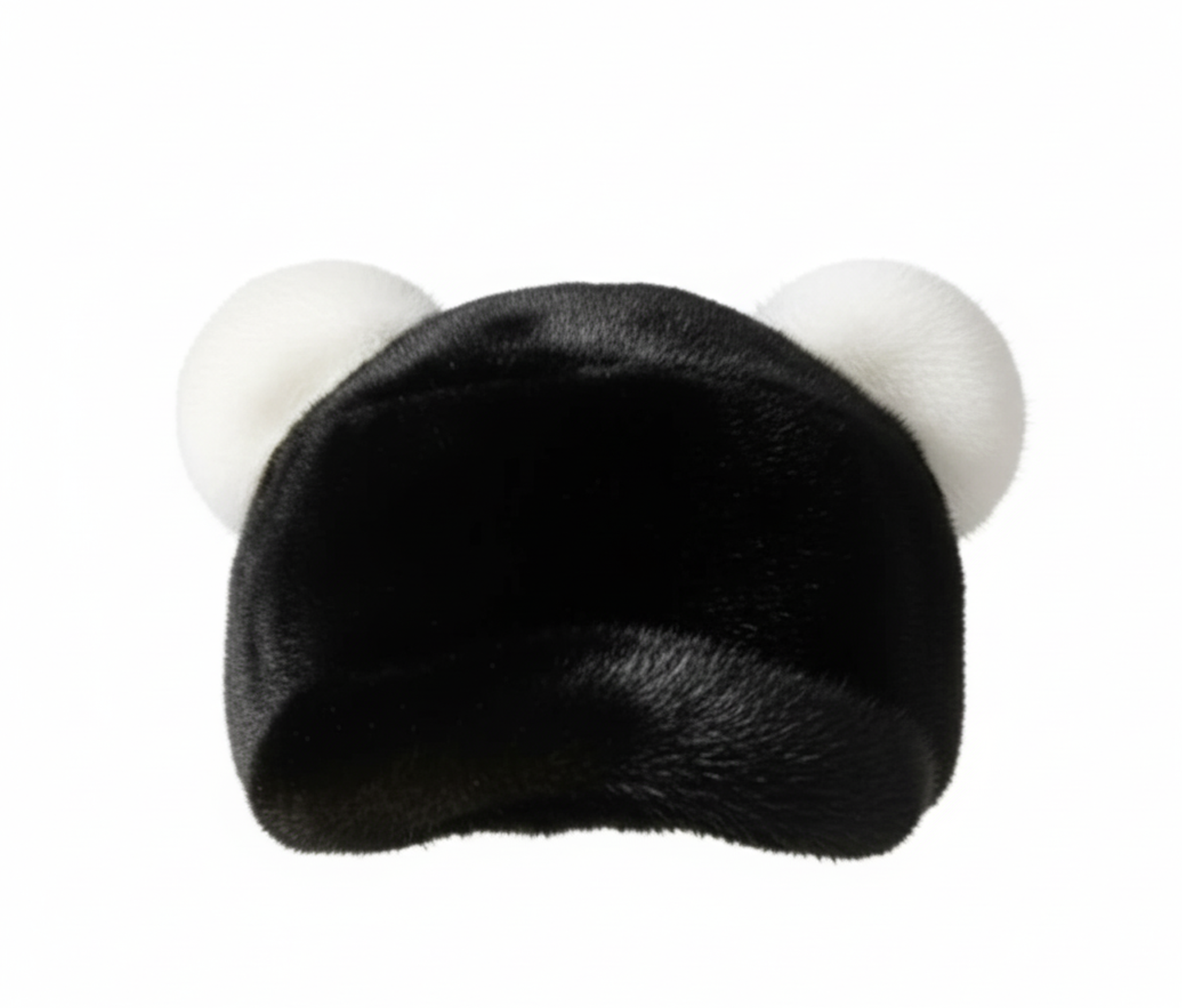 TEDDY CAP (BLACK/WHITE)