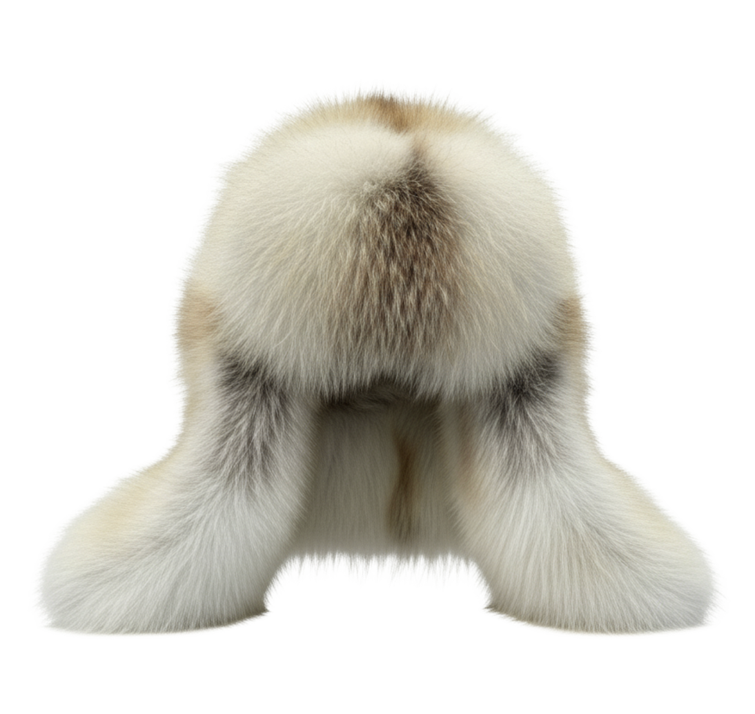 SIBERIAN FOX TRAPPER HAT