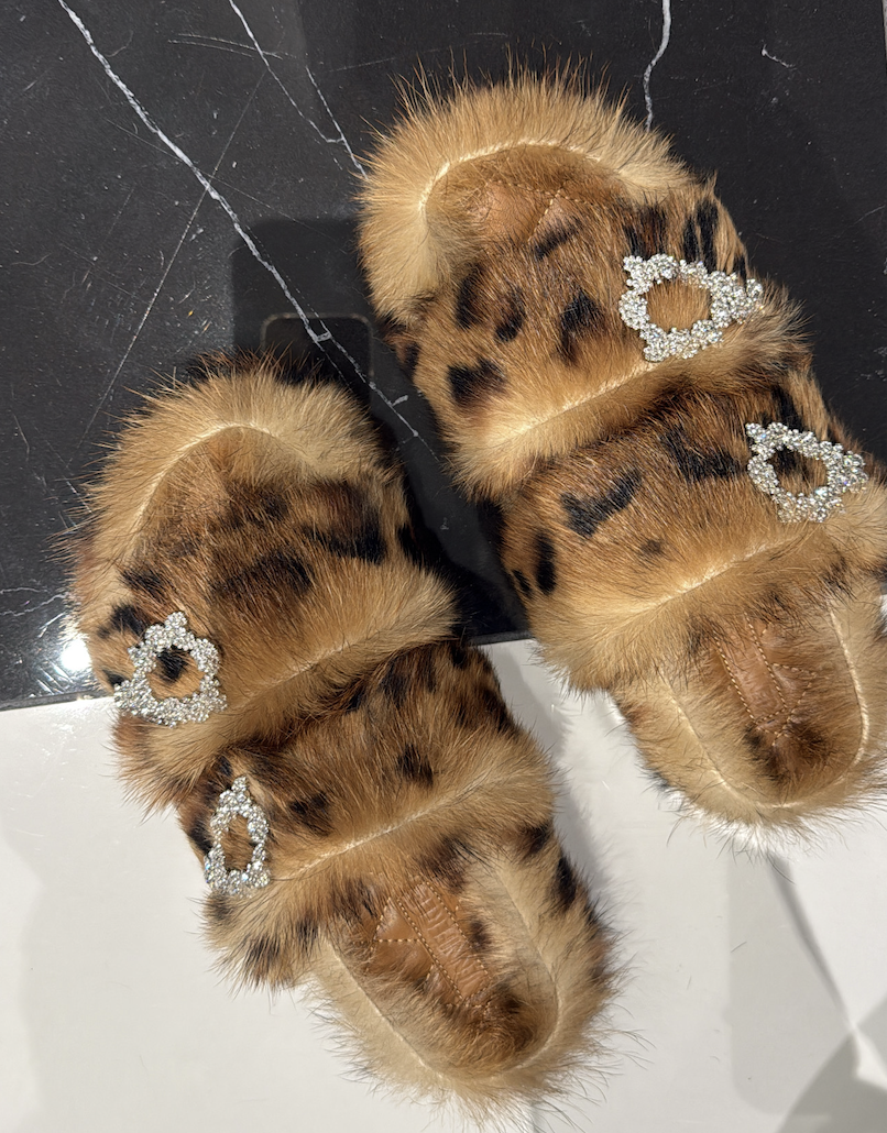 LEOPARD X CRYSTAL SLIDE (MEMBERS PRE-ORDER)