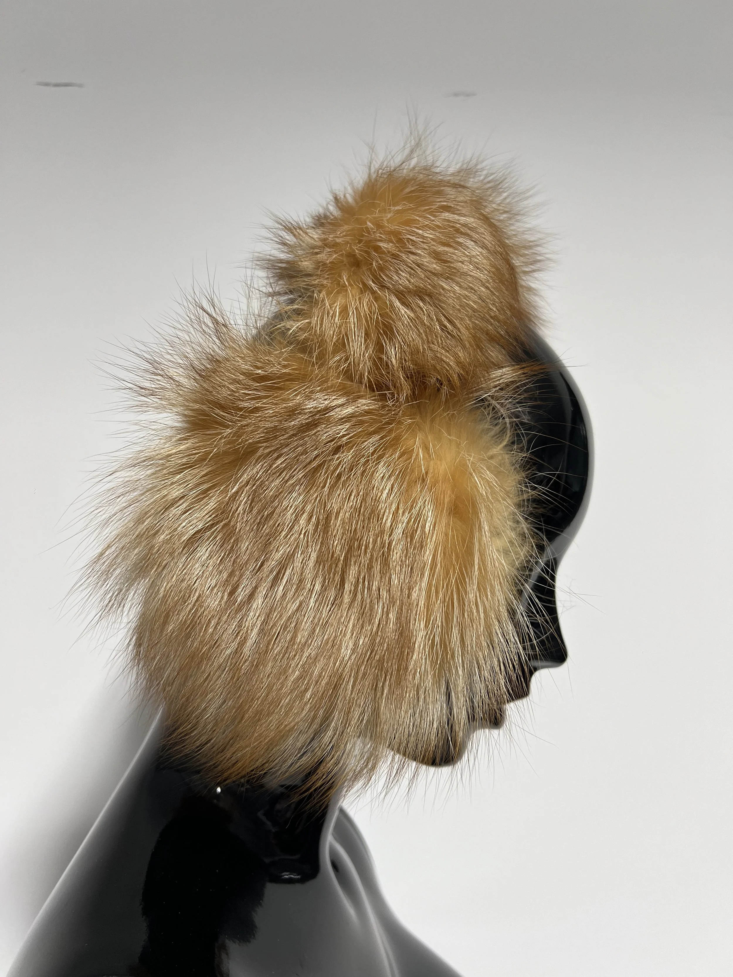 FOX FUR EAR MUFFS - FINAL SALE