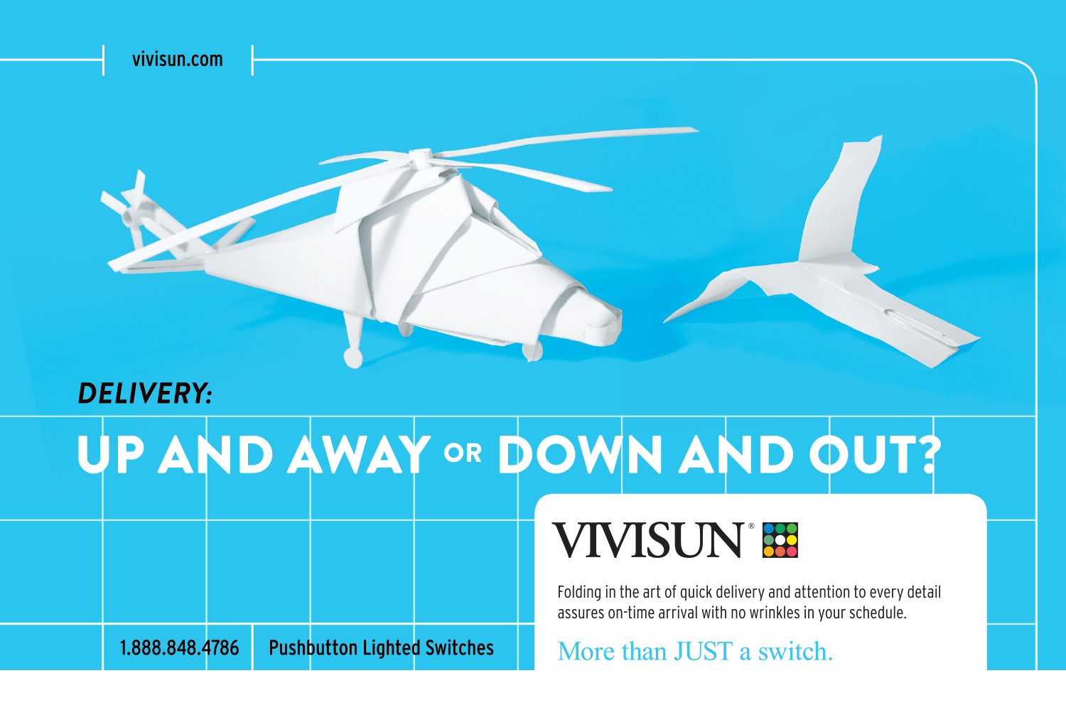 Vivisun Paper Helicopter Ad