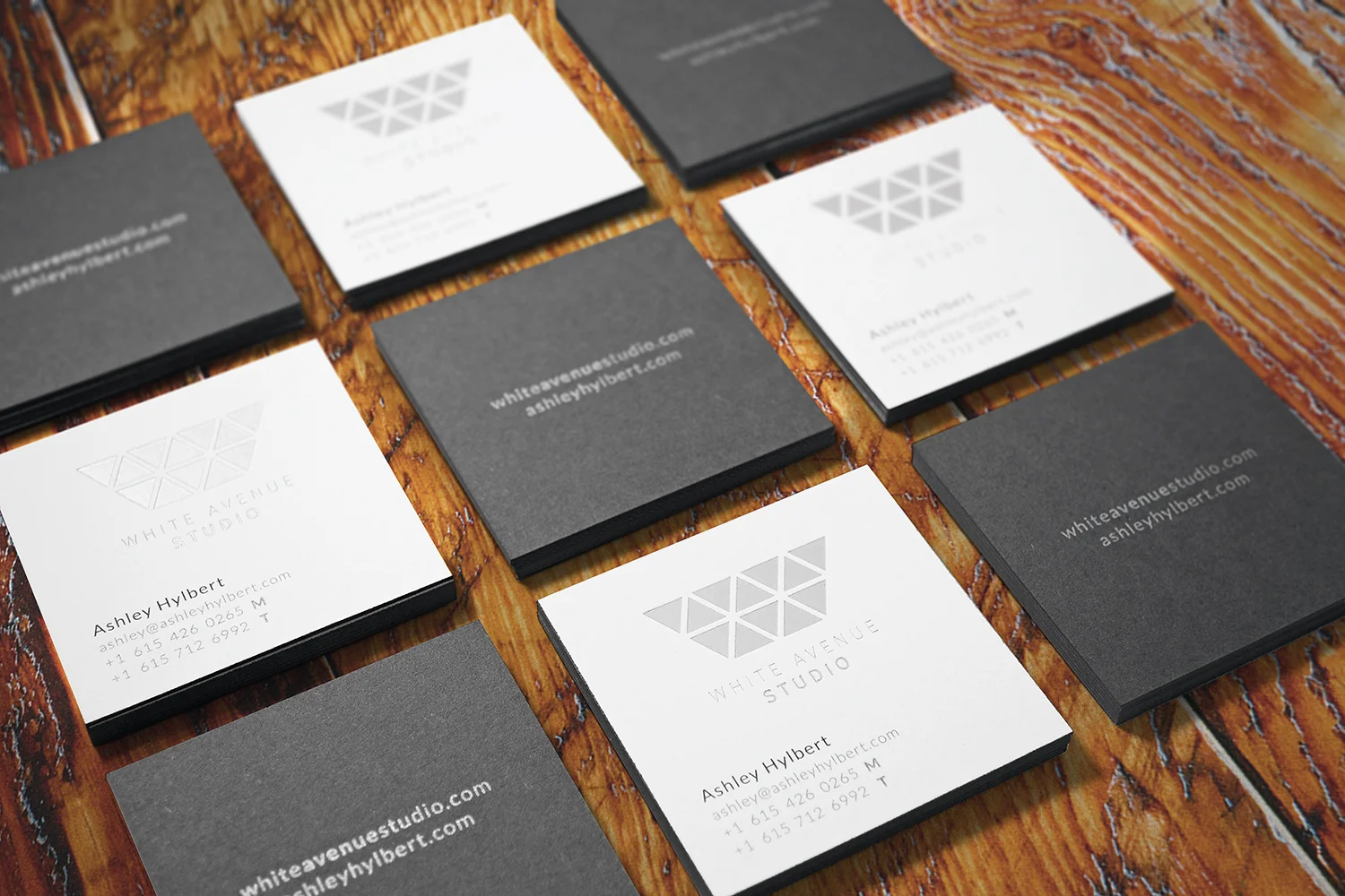 White Avenue Studio Business Cards