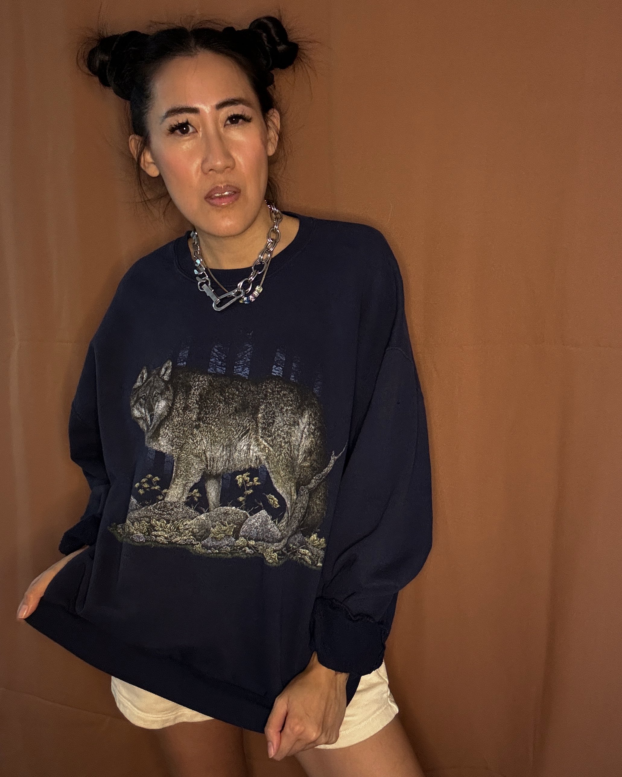 Vintage Wolf Sweatr