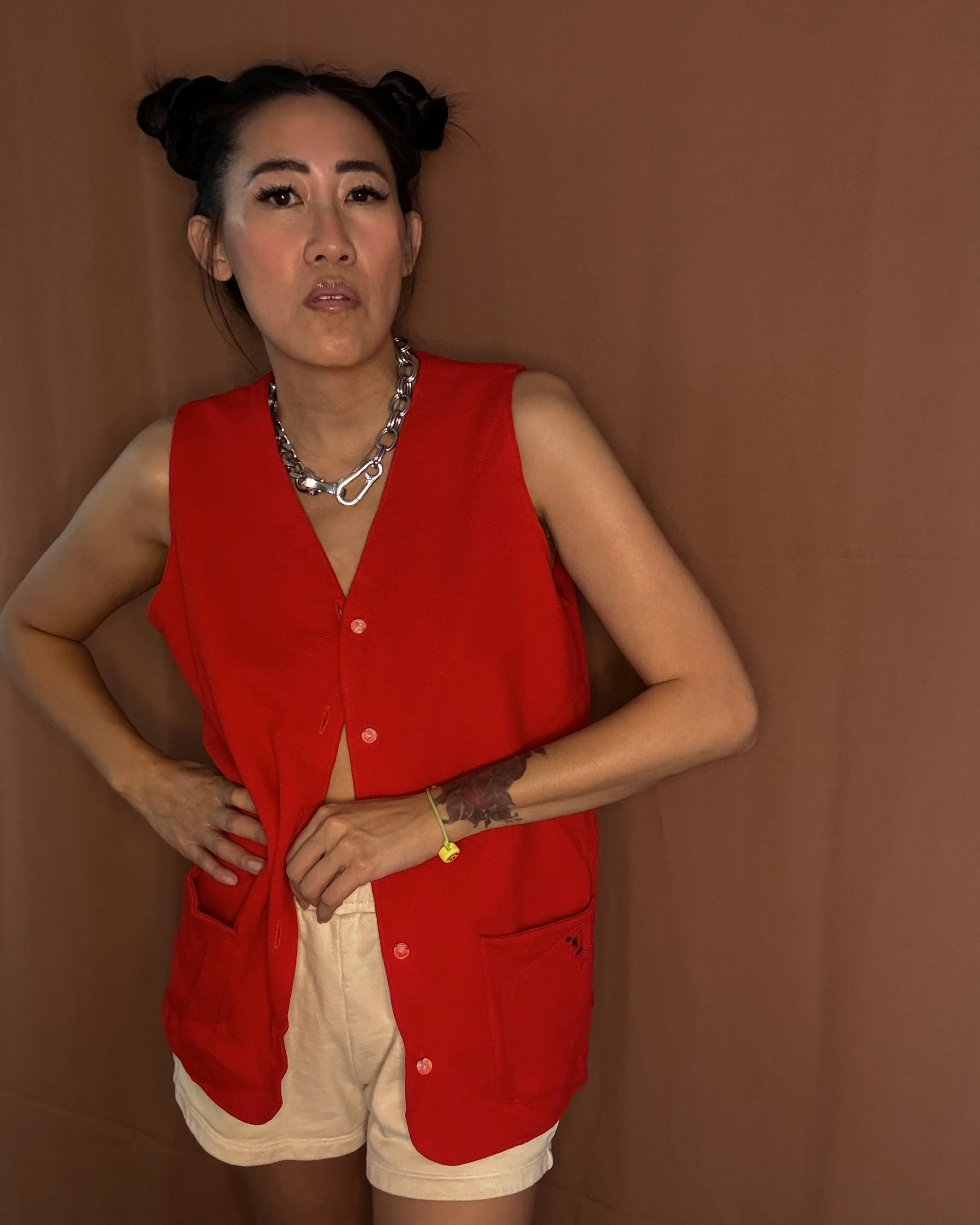 Vintage Red Vest