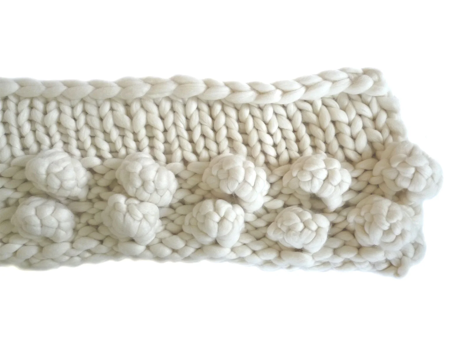 Bobble Wedding Shawl- Narrow