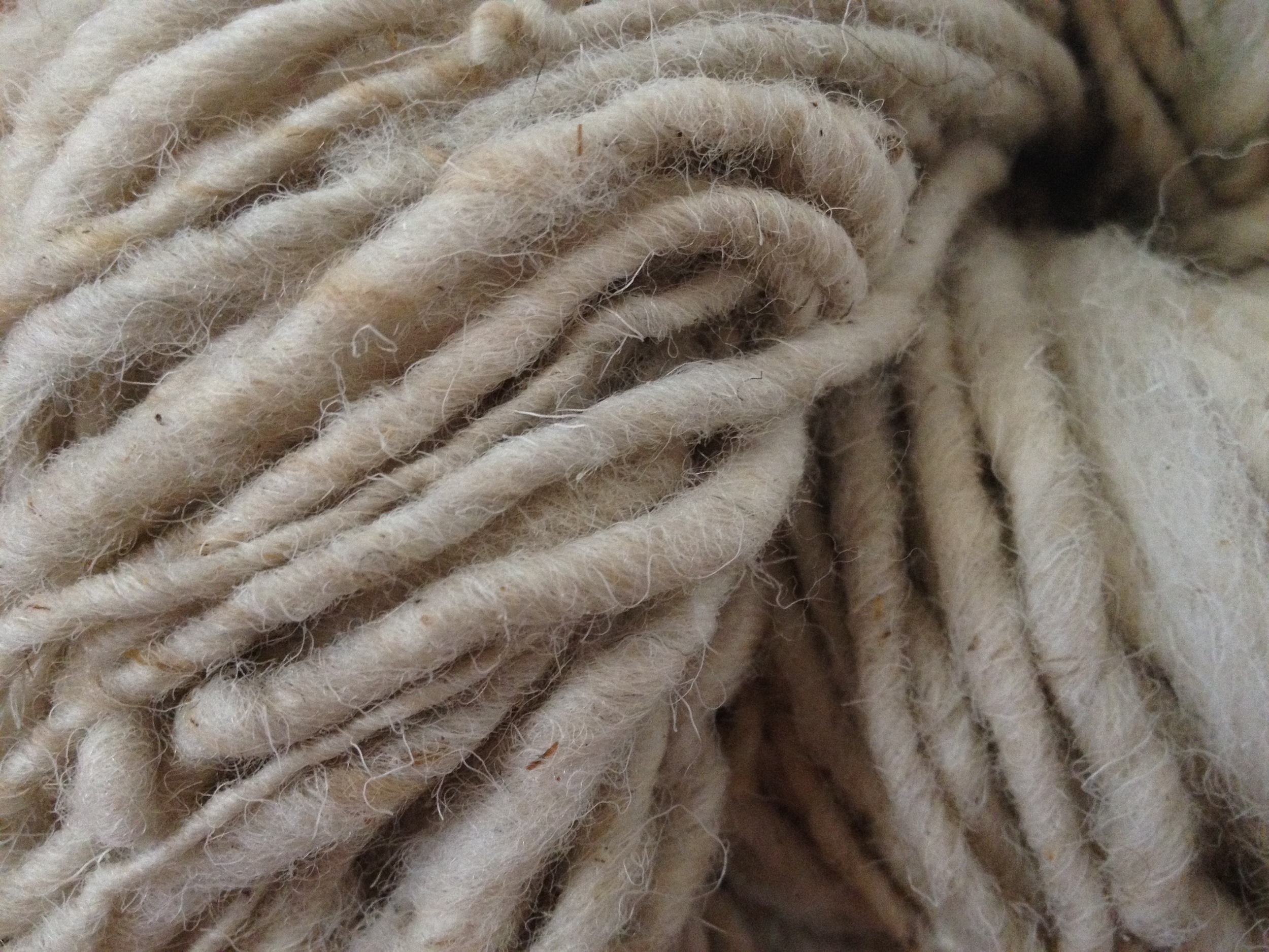 Close-up yarn.