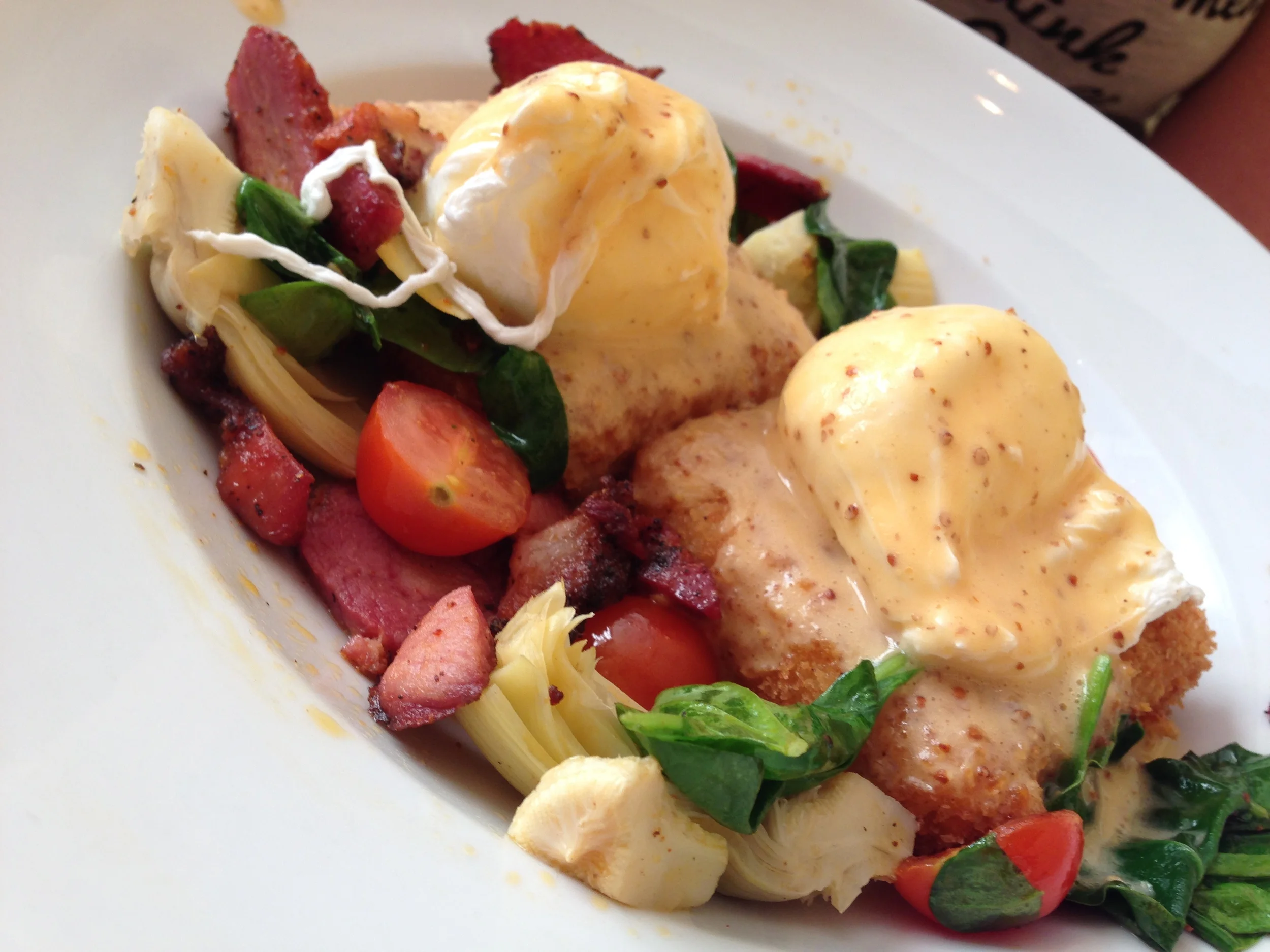 Eggs Touro at The Ruby Slipper in New Orleans