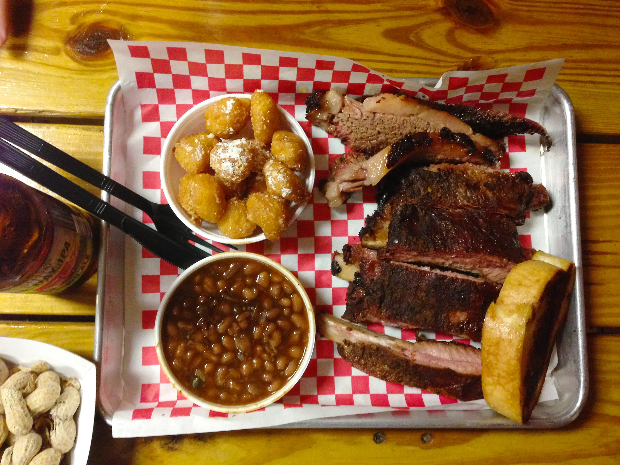St. Louis style ribs and brisket at Holy Hog in Tampa
