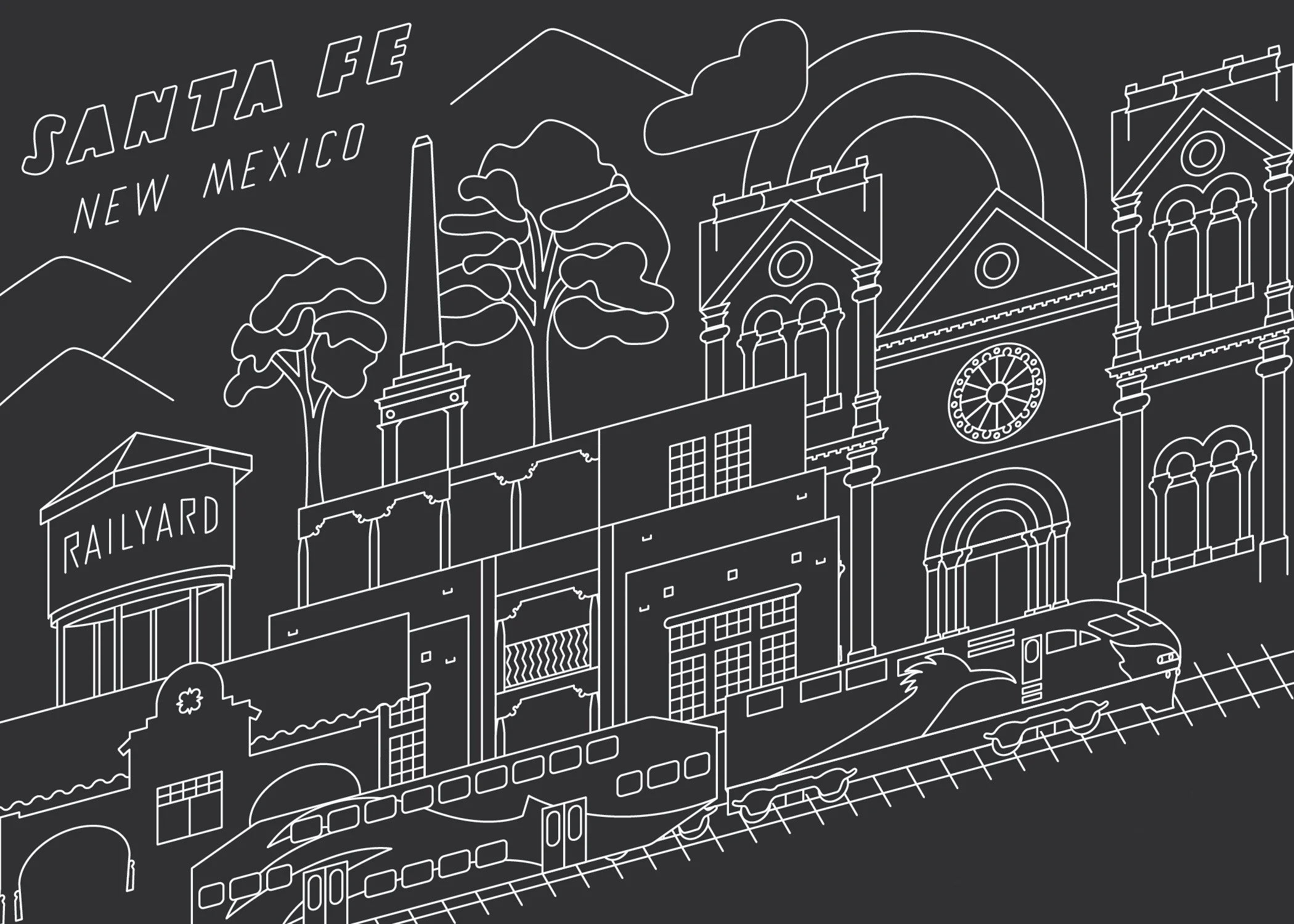 Santa Fe Postcard