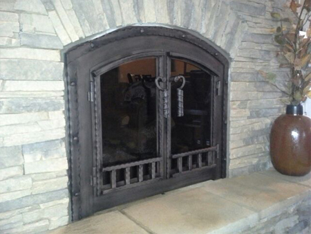 Glass Fireplace Doors Direct Vent, Inside Fit Fireplace Glass Doors