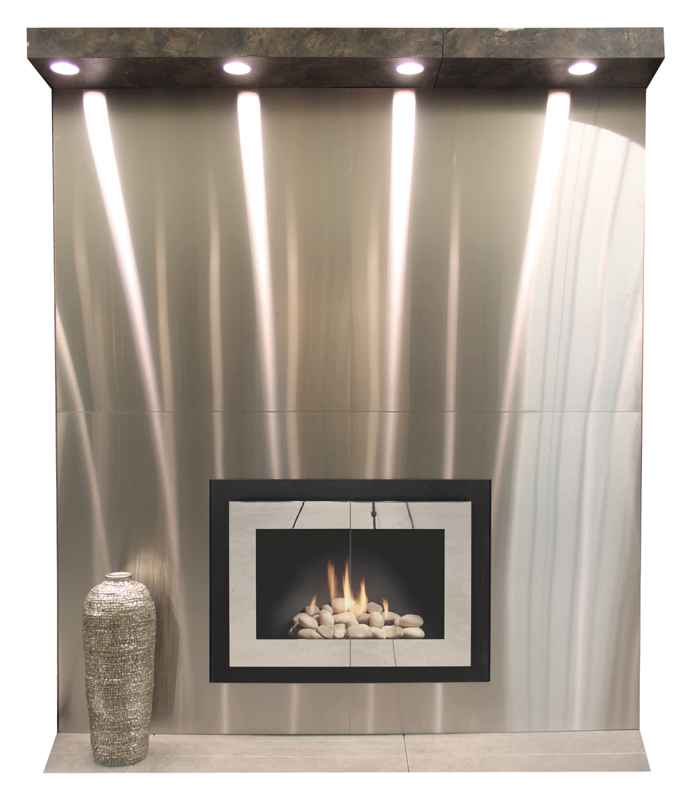Steel Fireplace Mantels, Stainless Steel Fire Surround