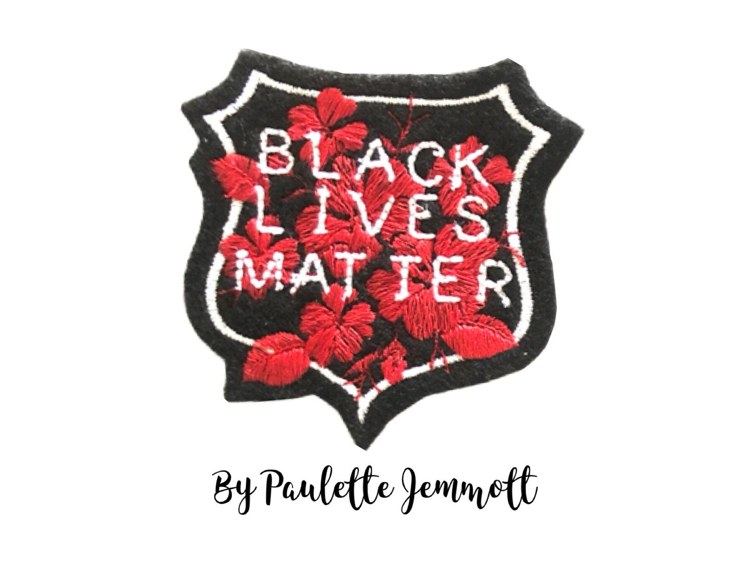 Patch Brodé "All Lives Matter" – 7,5 X 6 Cm – À Coudre Ou Thermocollant – Neuf