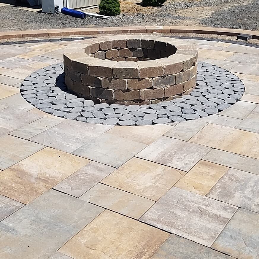 Stone & Decorative Fire Pits / Fireplaces — Somerset Patios & Concrete