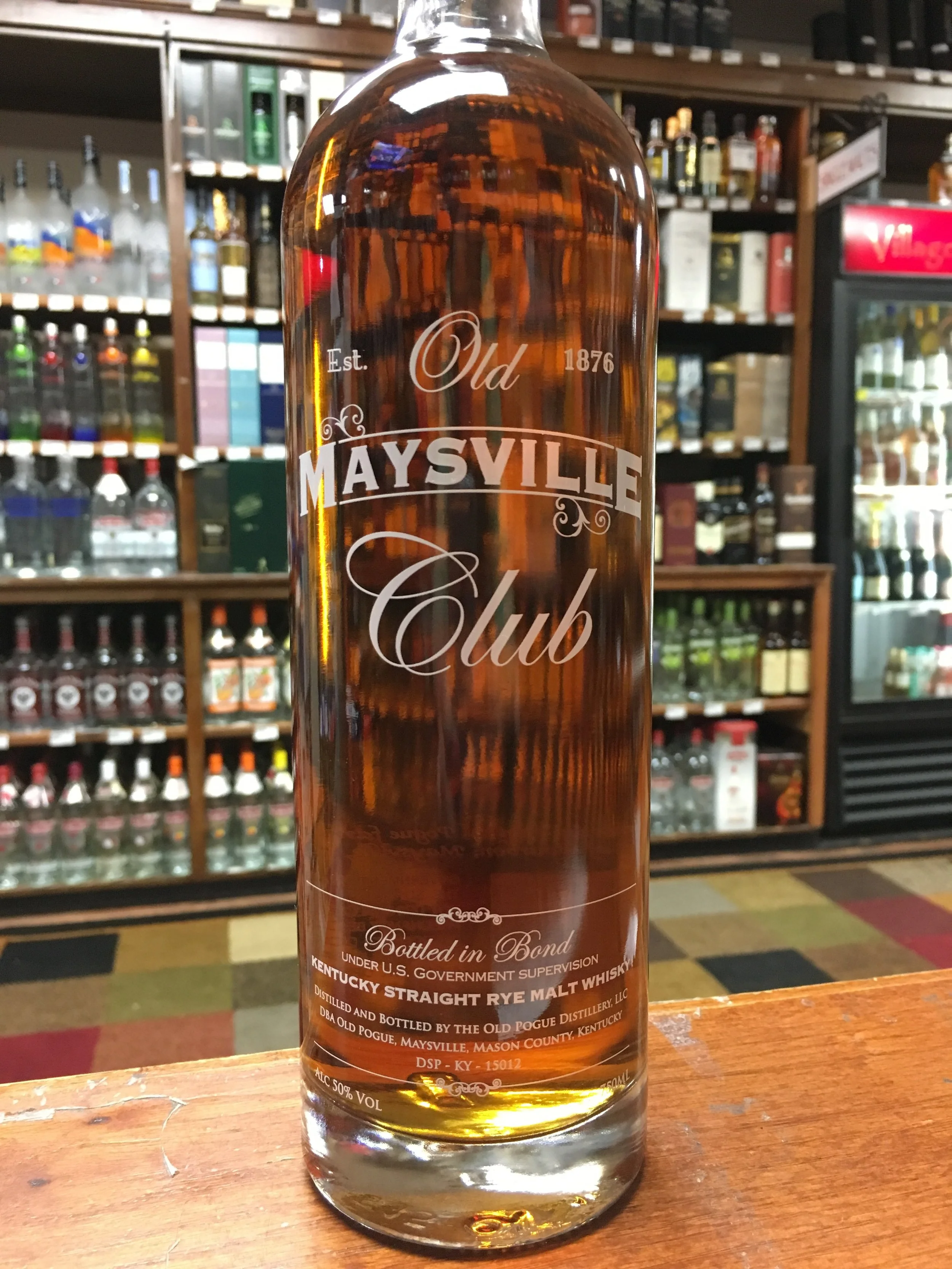 Old Maysville Club Rye Bottle in Bond