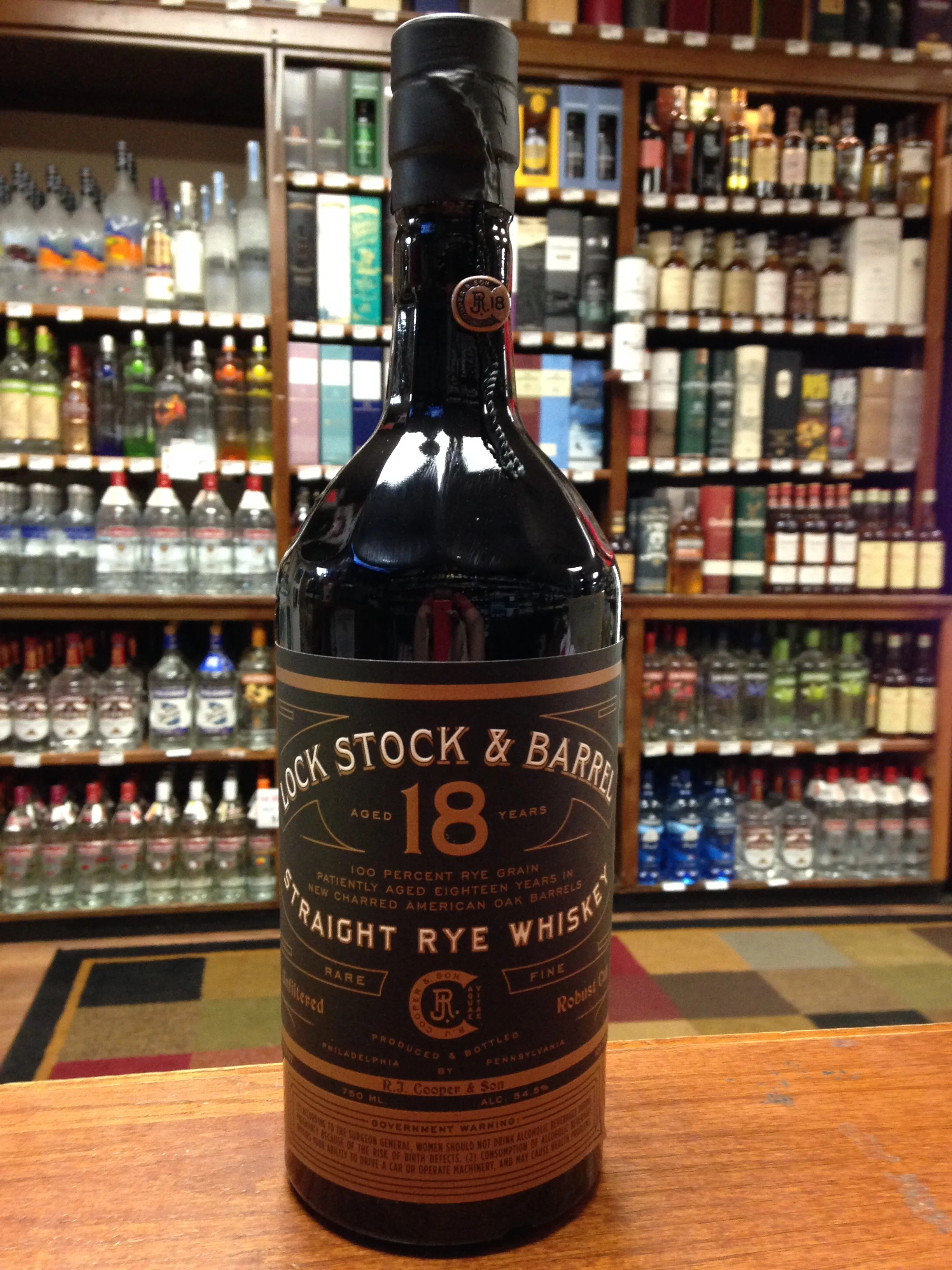 Lock Stock & Barrel 18 Year Rye