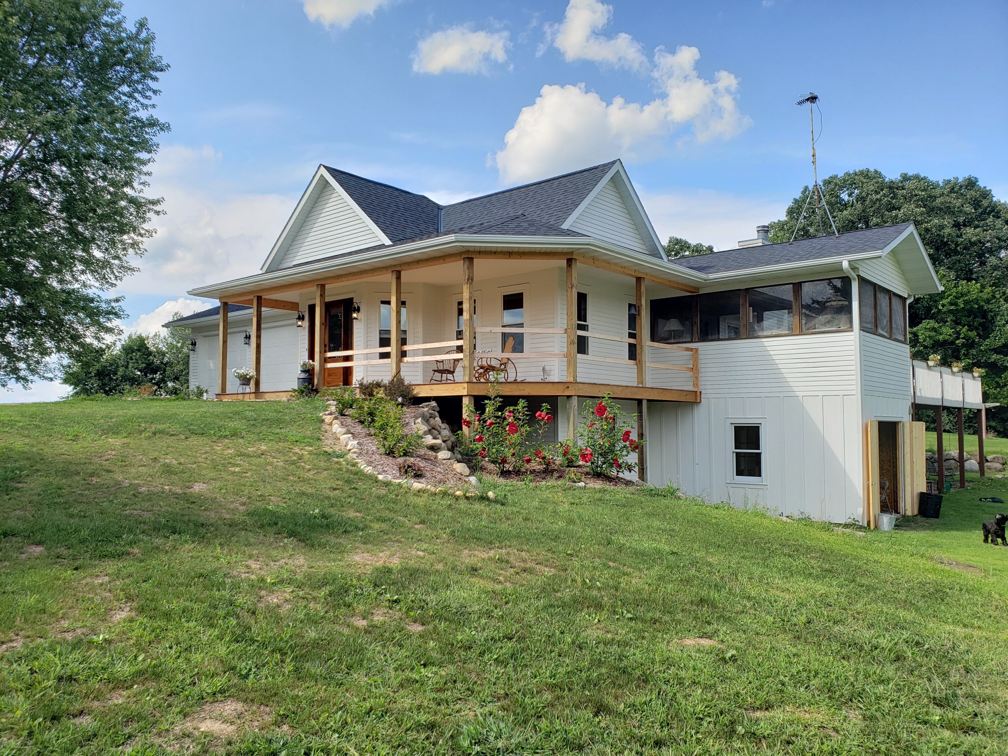 Rural Madison Exterior Remodel