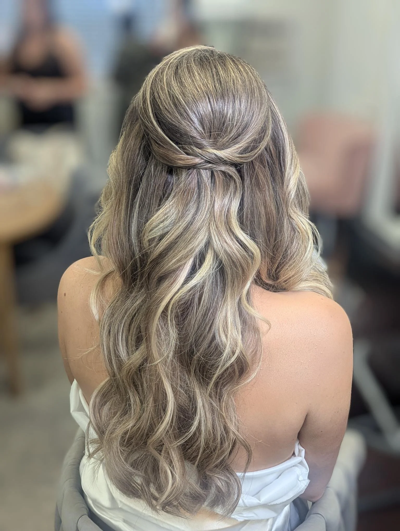 Beautiful bridal hair