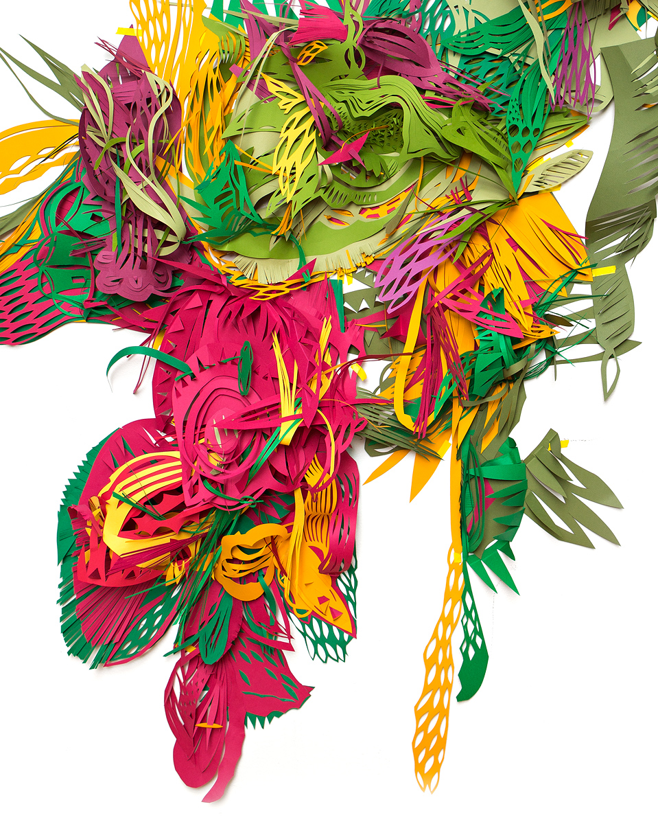 Natura Paper 5' x 6' Made for 'Somewhere Between Creation and Destruction' exhibit. Joseloff Gallery