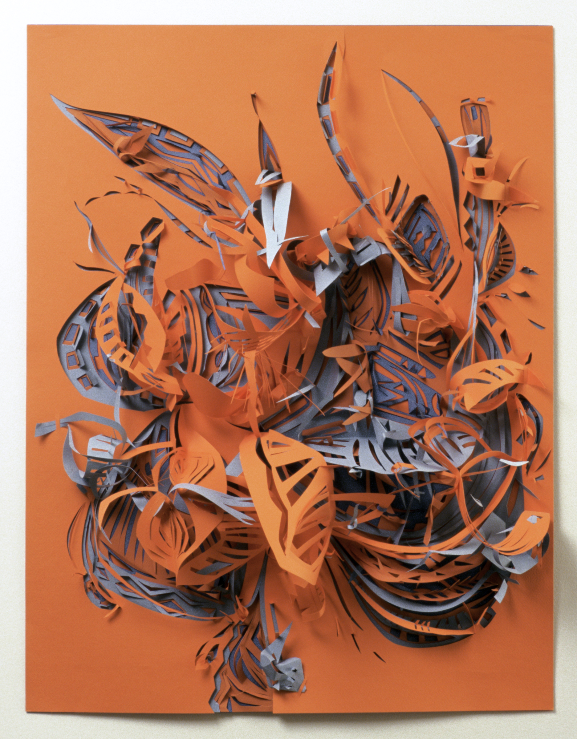 Deep its' Roots Paper cut-out 19" x 27" 2008