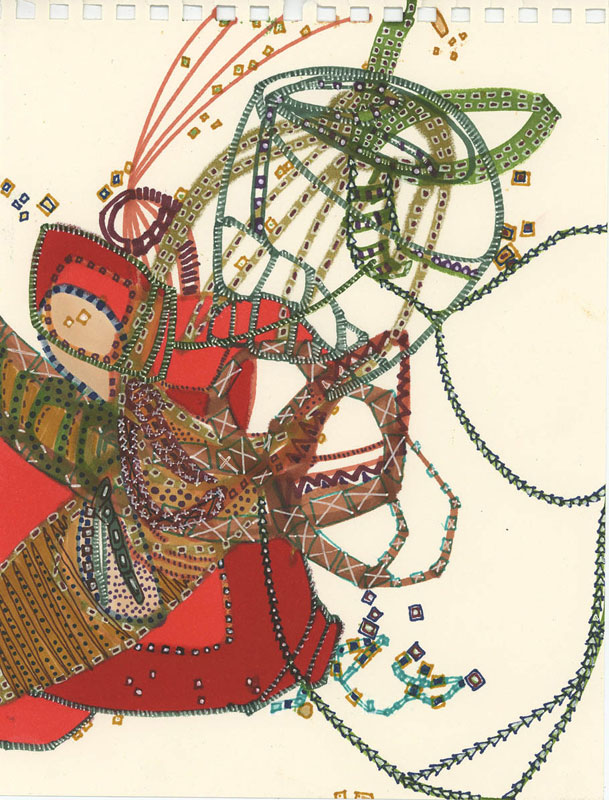 A Longing Marker on paper 6" x 9" 2006