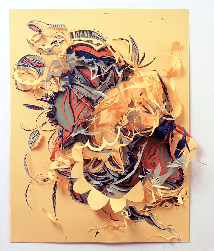 Solzinho Paper cut-out 19" x 27" 2008