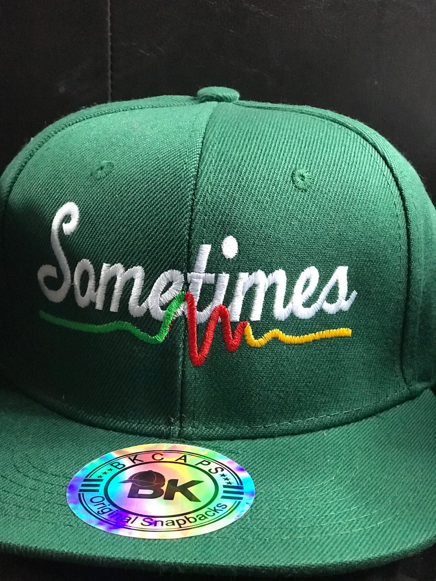 Green Sometimes Snapback