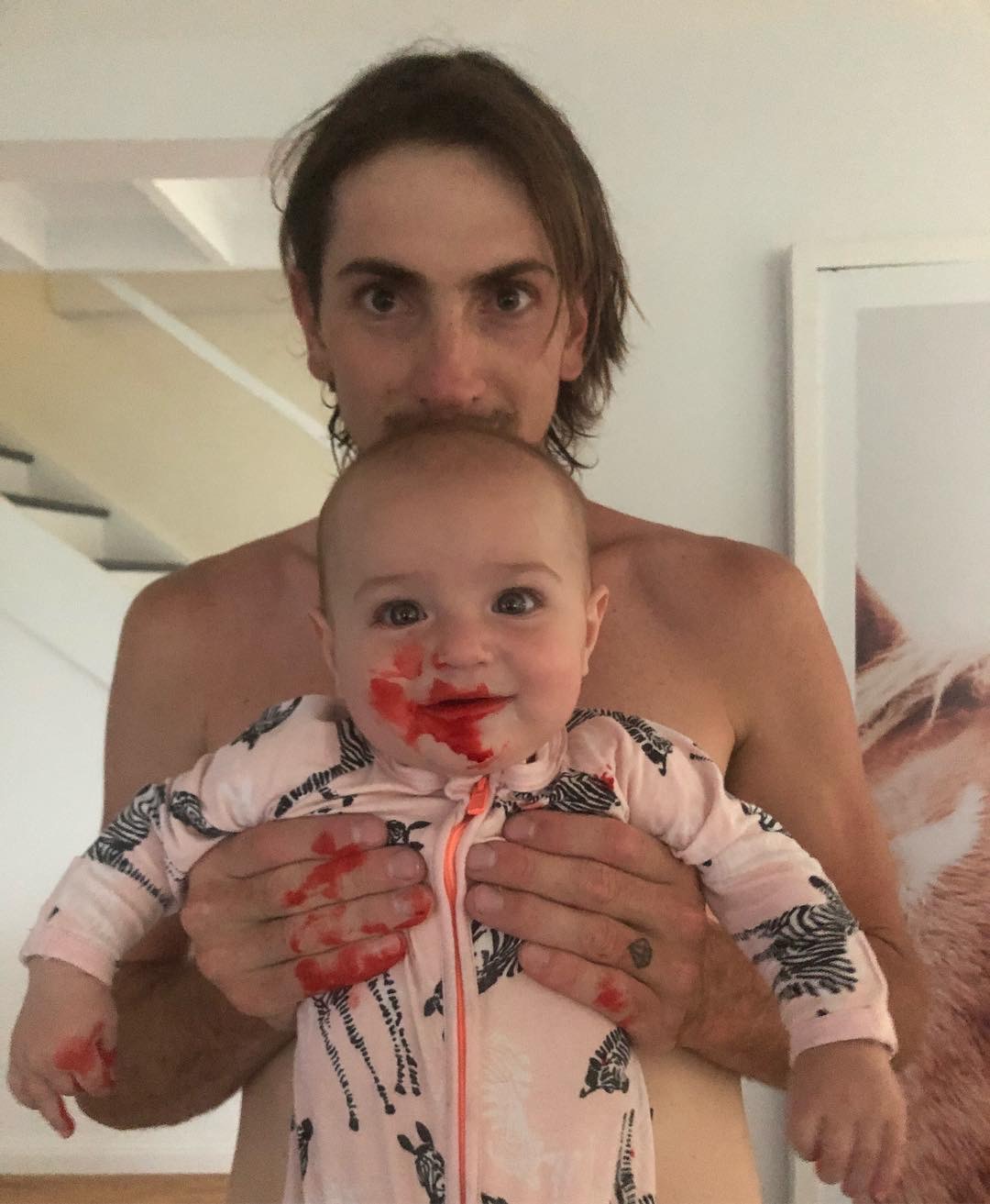 Lola or Dracula? Someone found the food dye…
