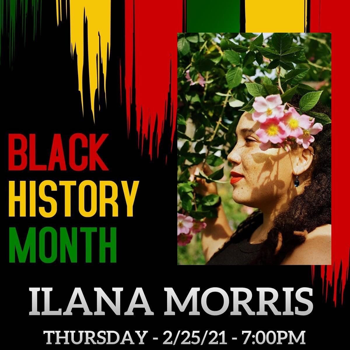 Tonight at 7! Check out @ilana.morris and @justin.henricks performing some music on the @albanynyevents Facebook/YouTube page! #BlackHistoryMonth