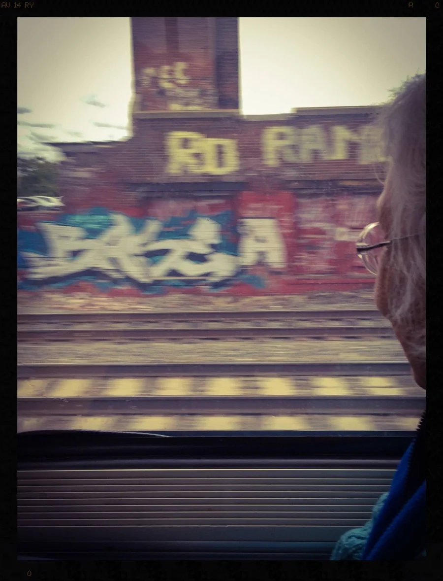  An awesome journey. On the train from New Haven to D.C, we talk about art and expression on whatever form it takes!