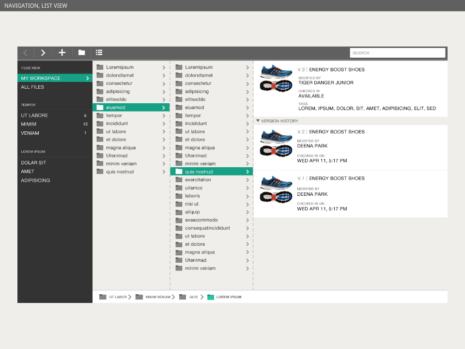 Piper: Visual comps (list view)