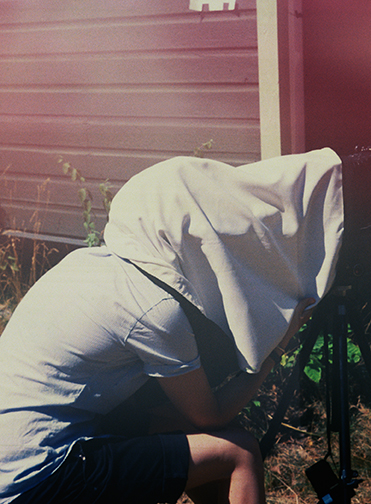 Beneath the dark cloth , 2012-14. Pigment print, 22 x 16 inches.