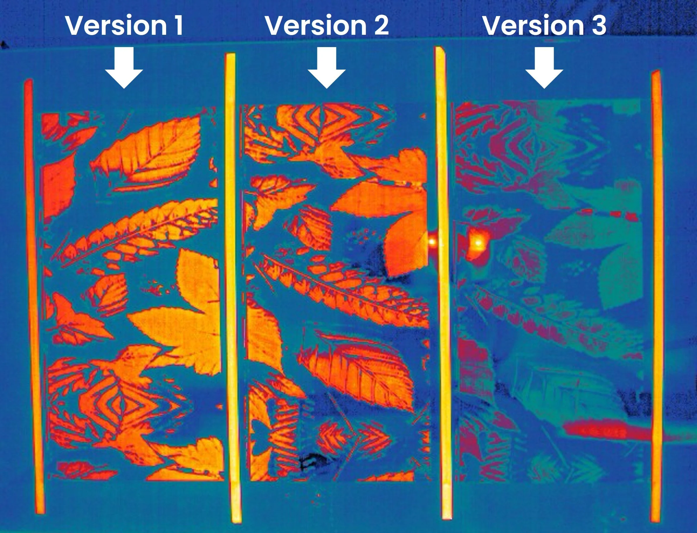 Customizable Emissivity Contrast