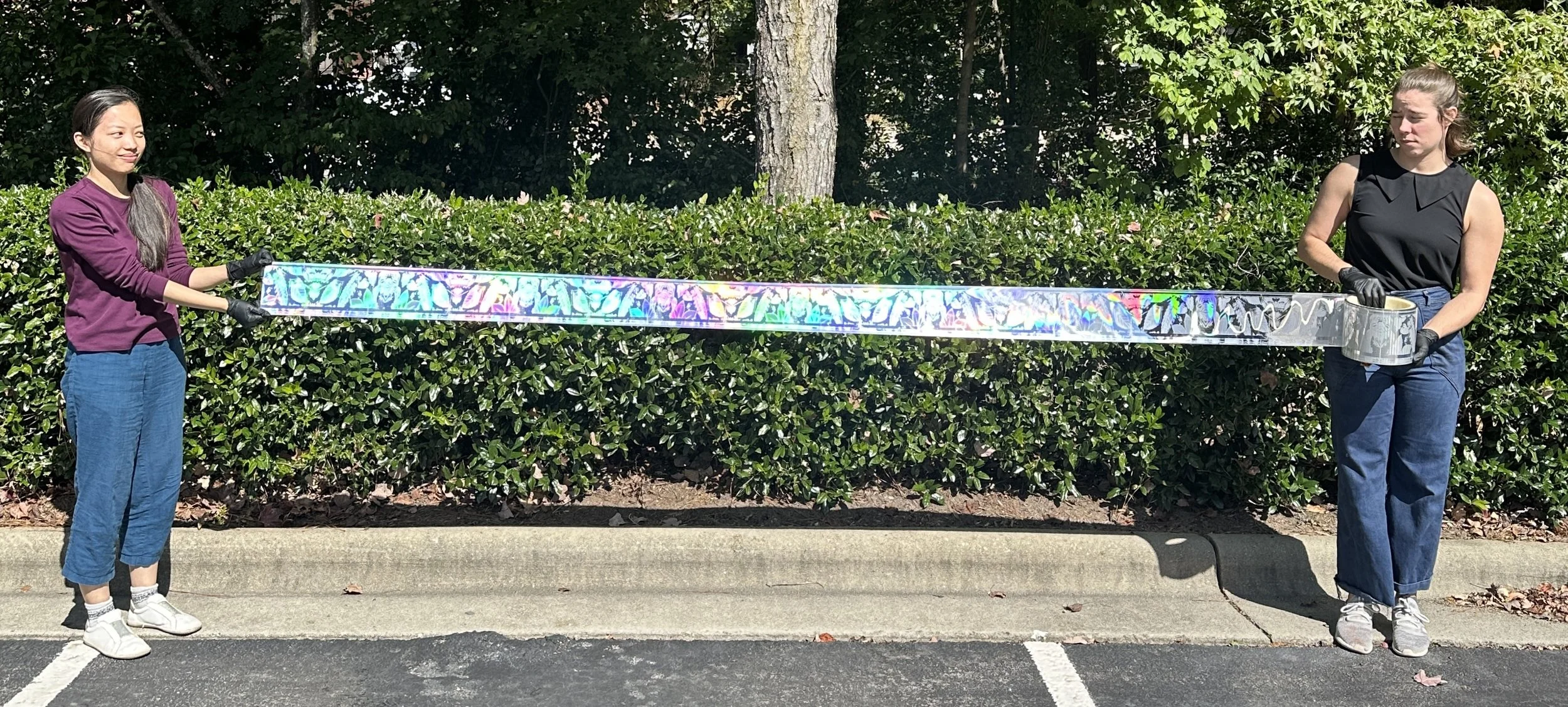 Visible - Roll of Prototype IR Camo Film