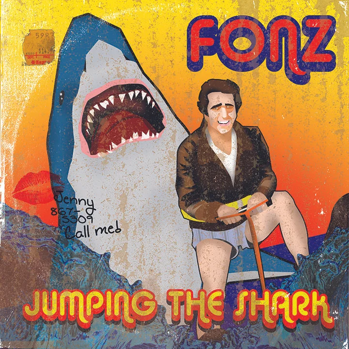 picture Fonzie Jumps The Shark fonz jumping the shark drew blank