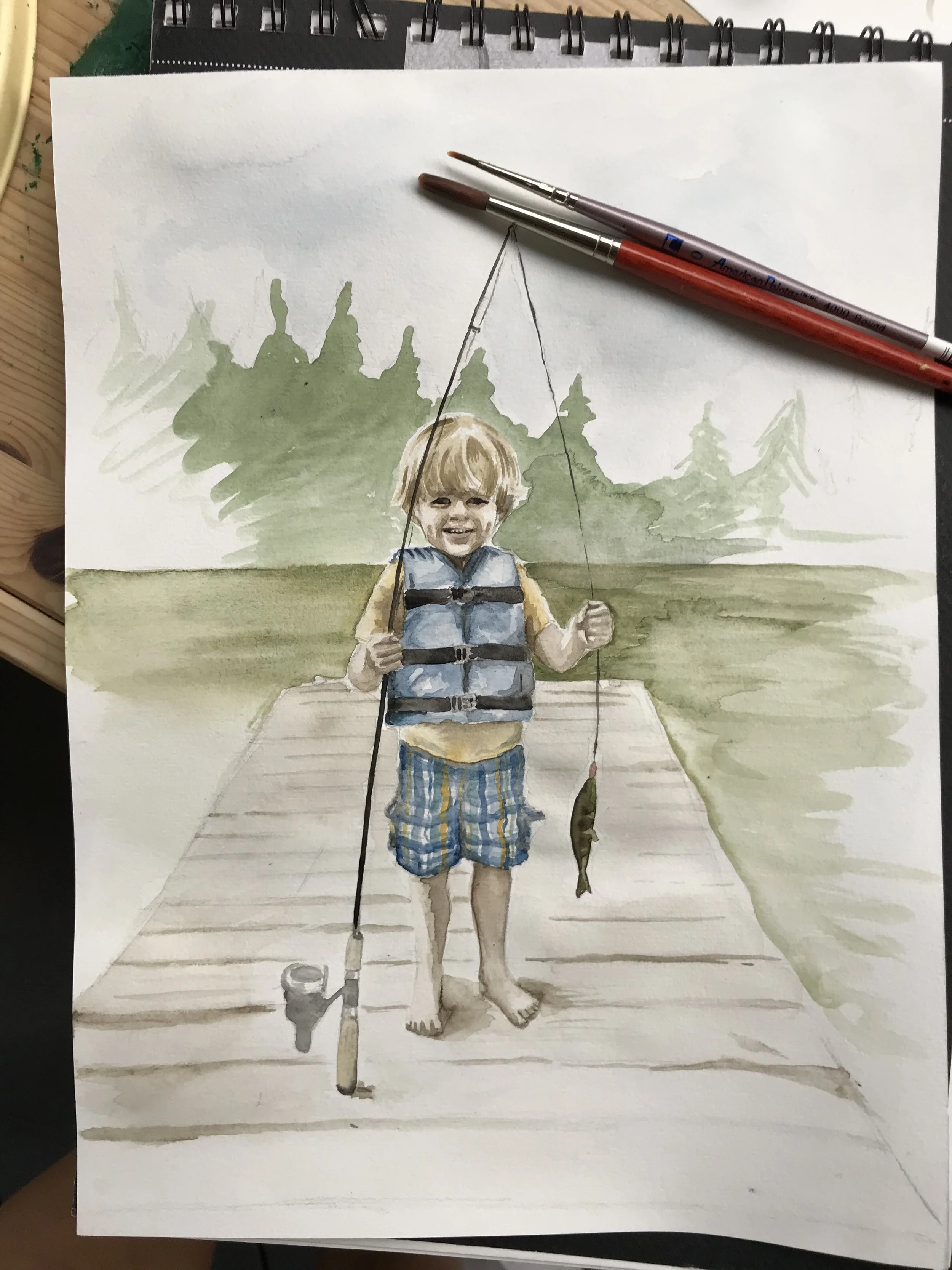 Kasper’s First Fish