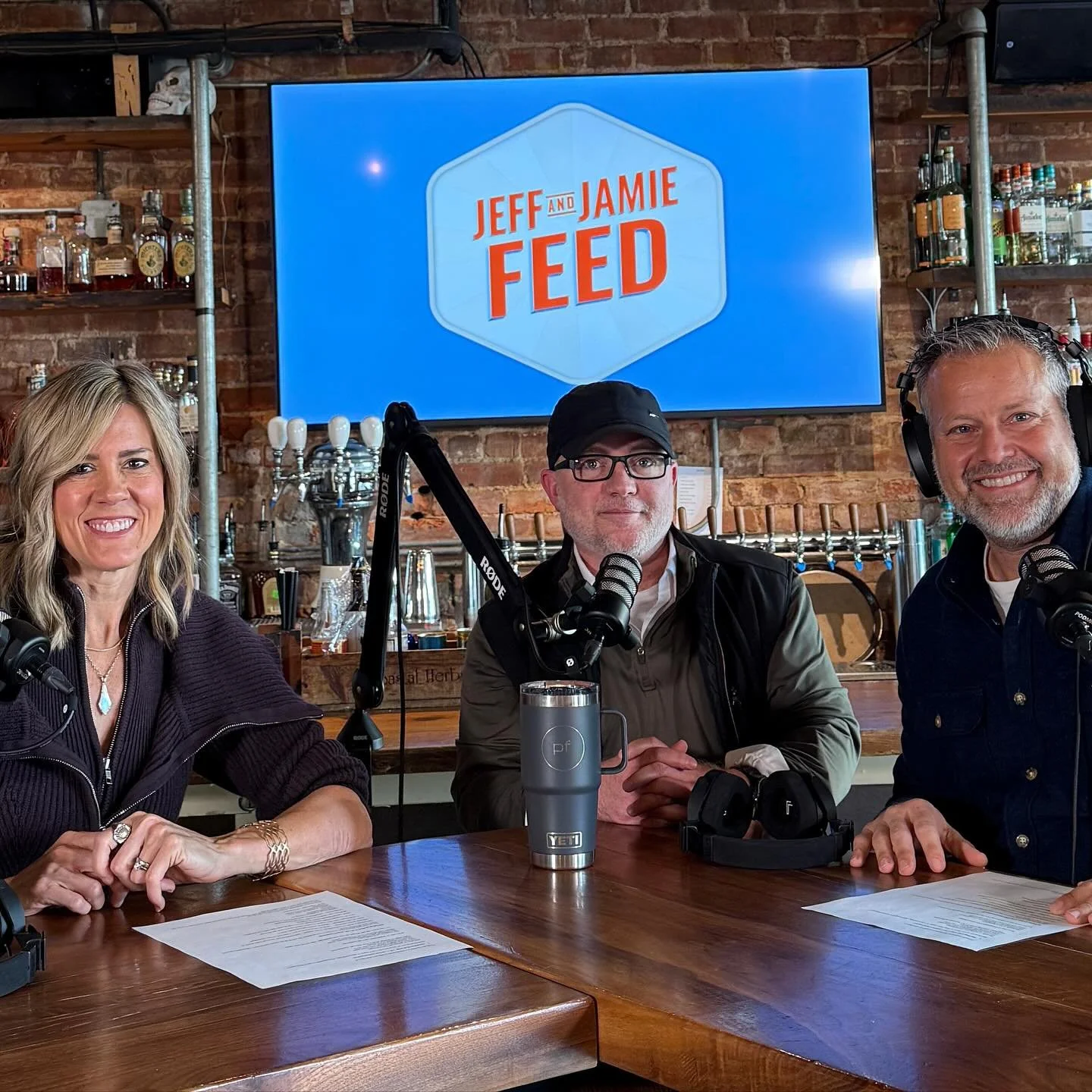 Look who got the privilege to be a guest on the @jeffandjamie_feed podcast! These two wonderful people cover a lot of ground by speaking about the restaurant business from all angles&hellip;in this case, a little about the design and construction pro