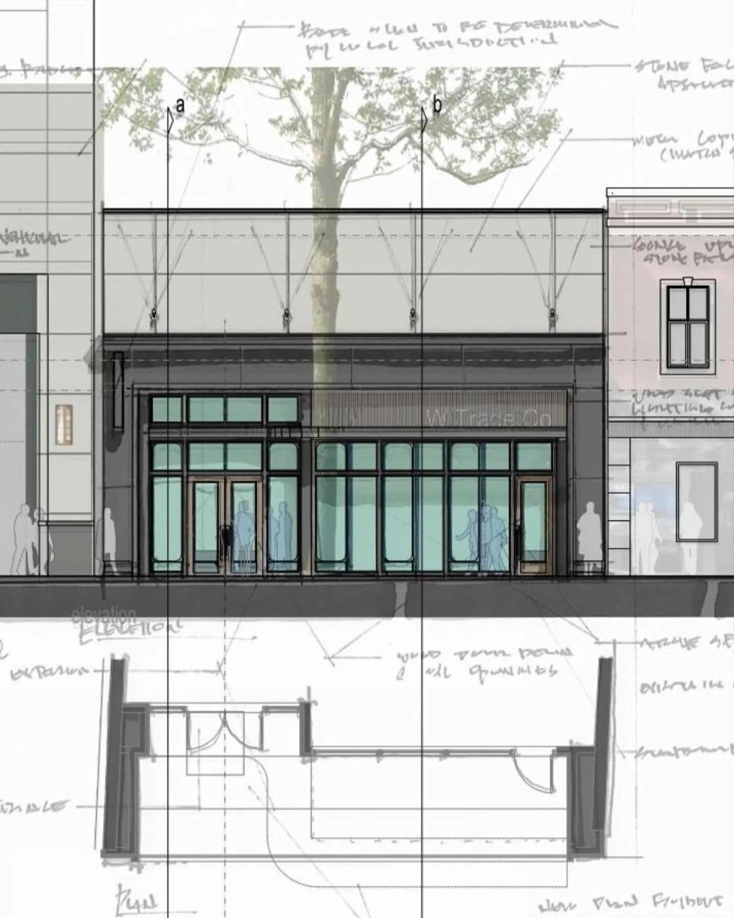 Another process iteration of this one&hellip;

#peadonfineinarchitecture 
#uptownclt 
#urbanretail