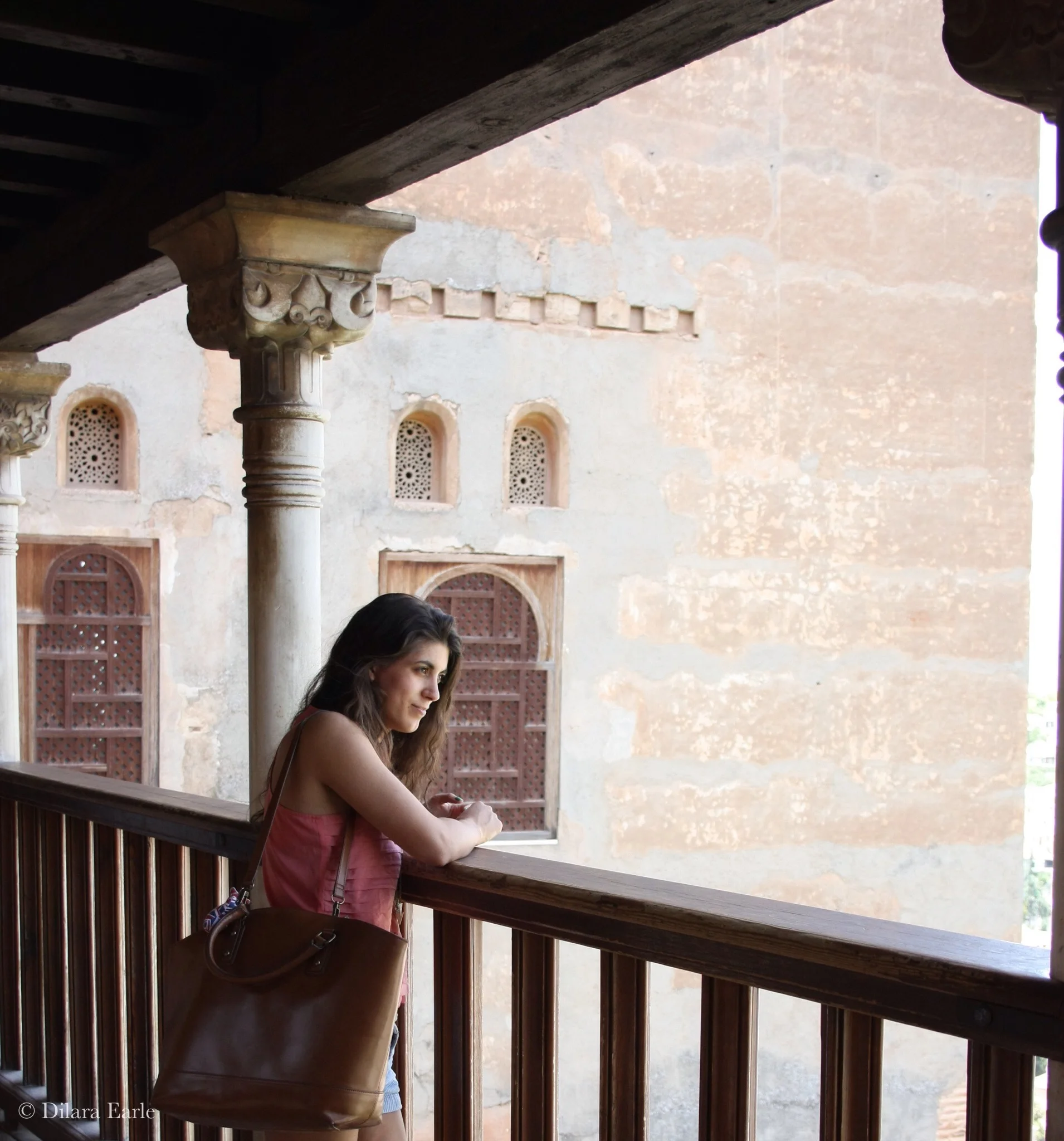 Dilara at the Alhambra de Granada, Spain