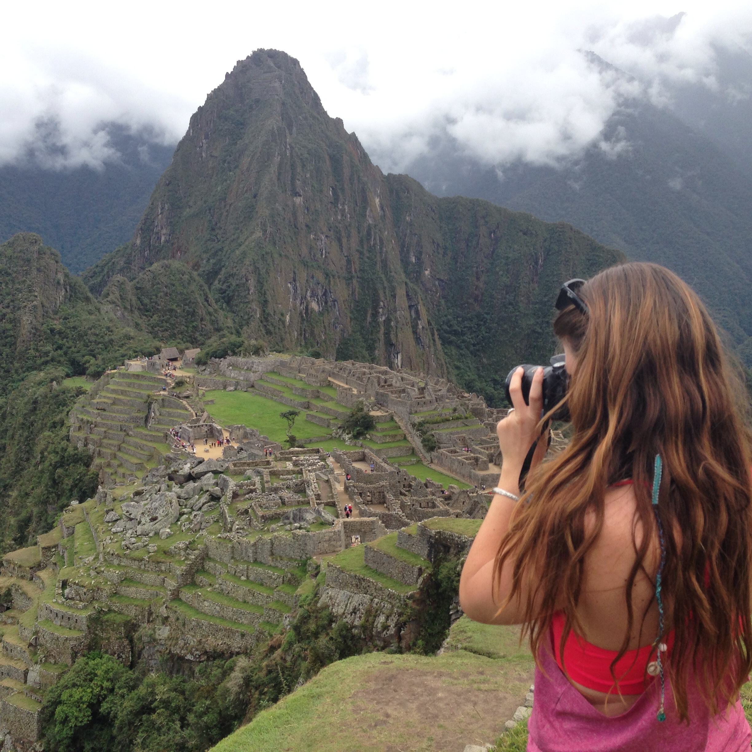 Katie celebrating her 26th birthday at Machu Picchu