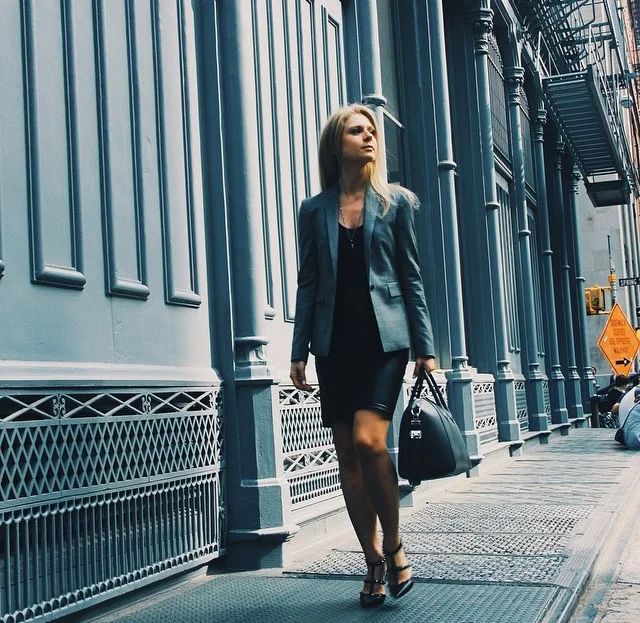 Eva in NYC, her base from which she explores the wonderful world of business travel!