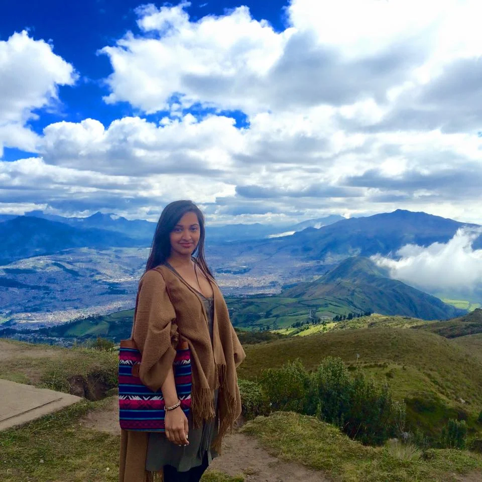 Maureen in Quito, Ecaudor in January 2015