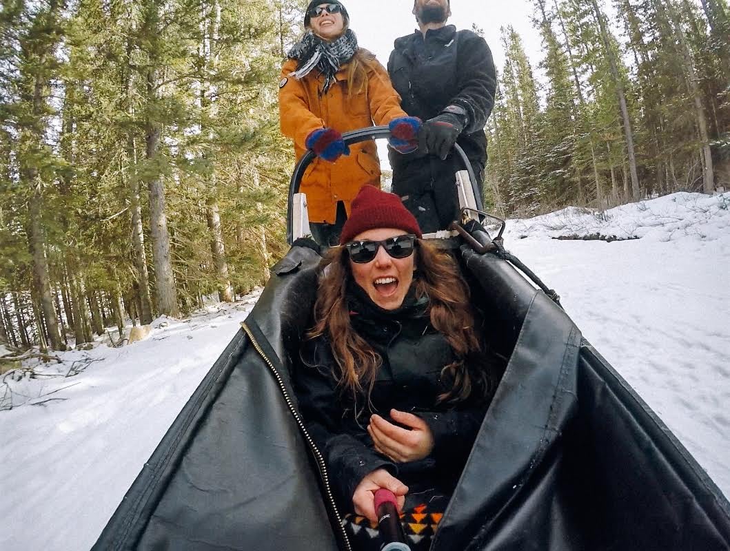 Billie & Friends Dog Sledding in Canmore, Alberta