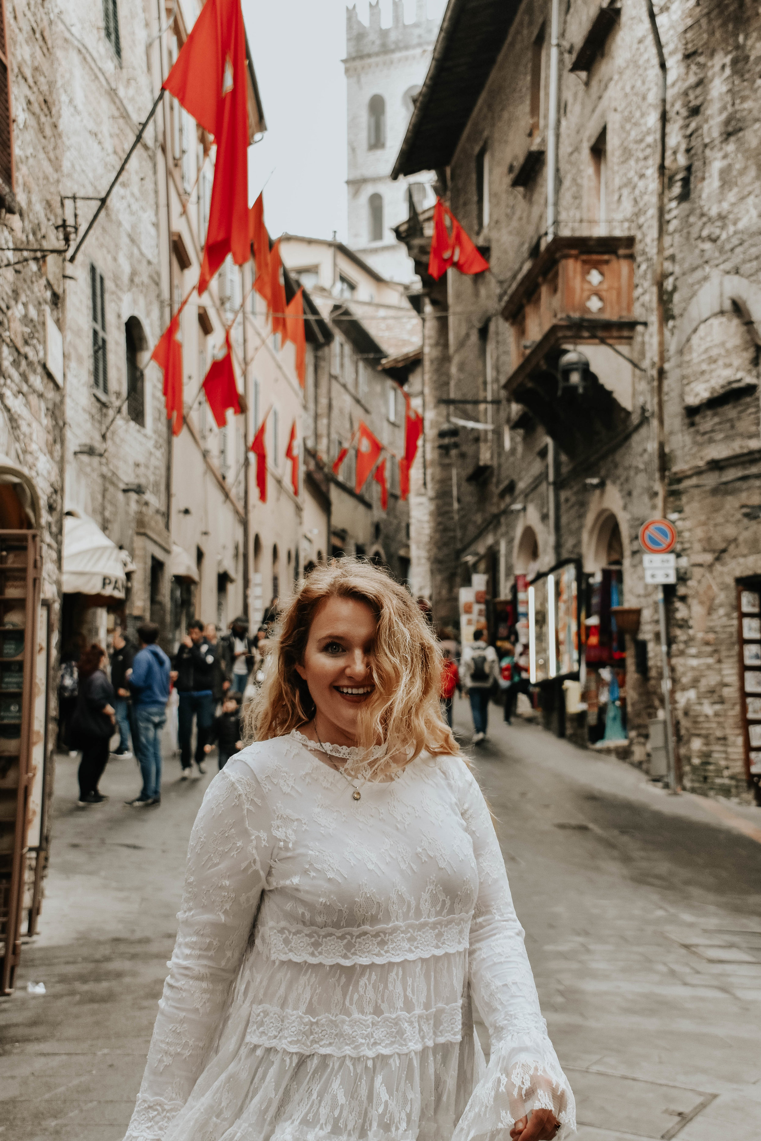 Helene in Assisi, Italy