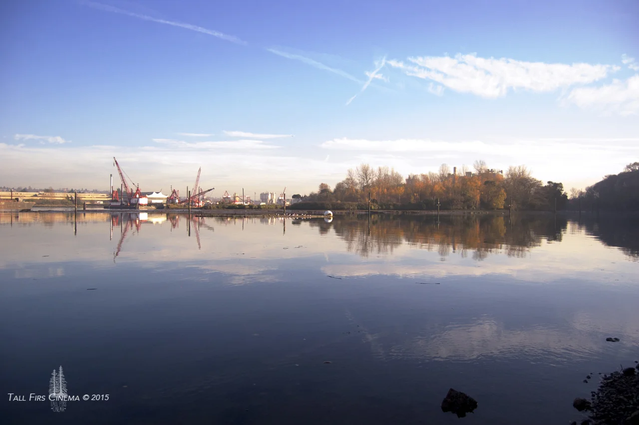 The last natural bend in the old Duwamish River, and Foster Island, once part of a great mud flat in the river that where the Duwamish tribe would forage. Next to it is the construction that dominates the river today.