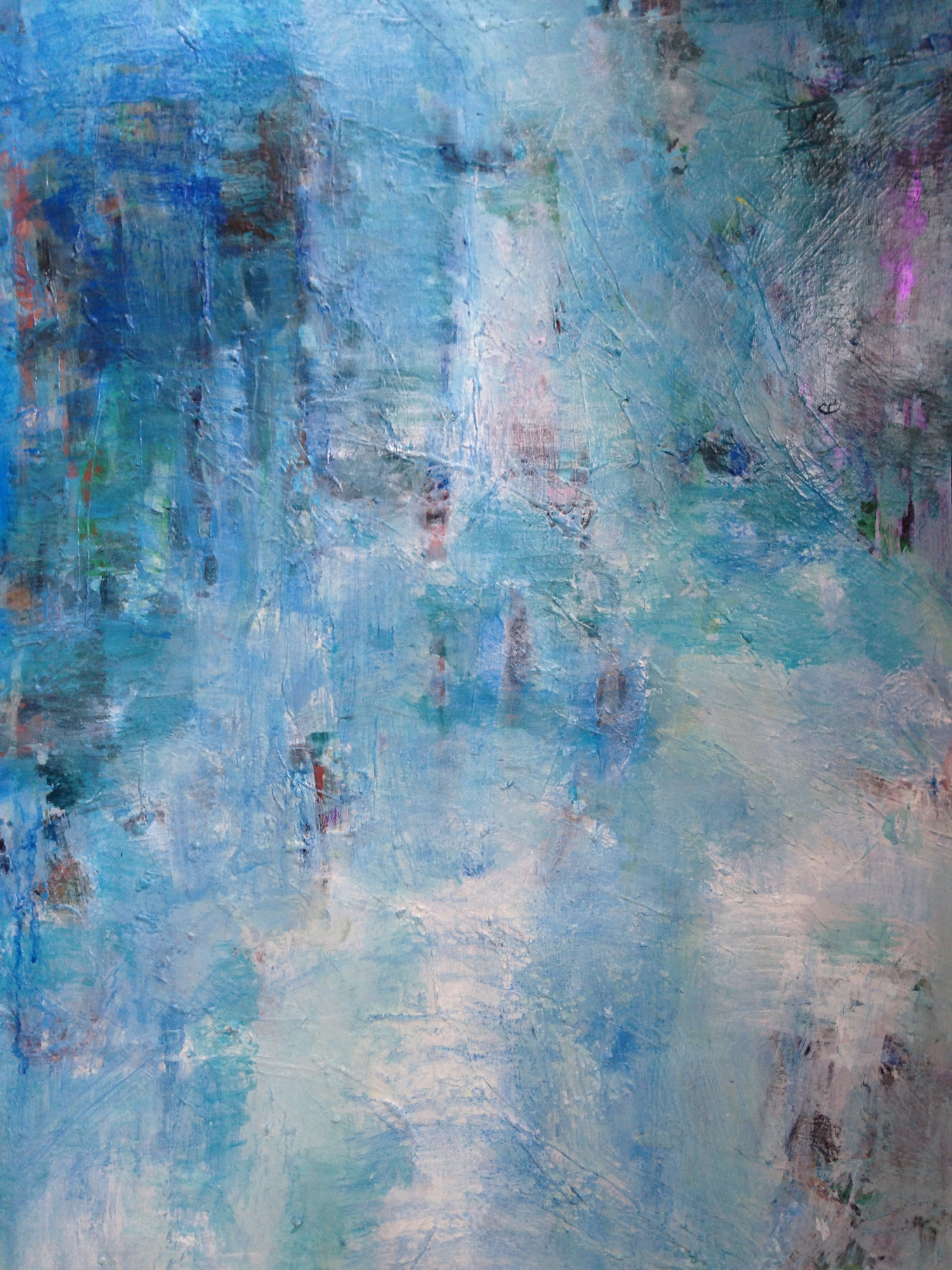 reflect, abstract painting by jenny vorwaller
