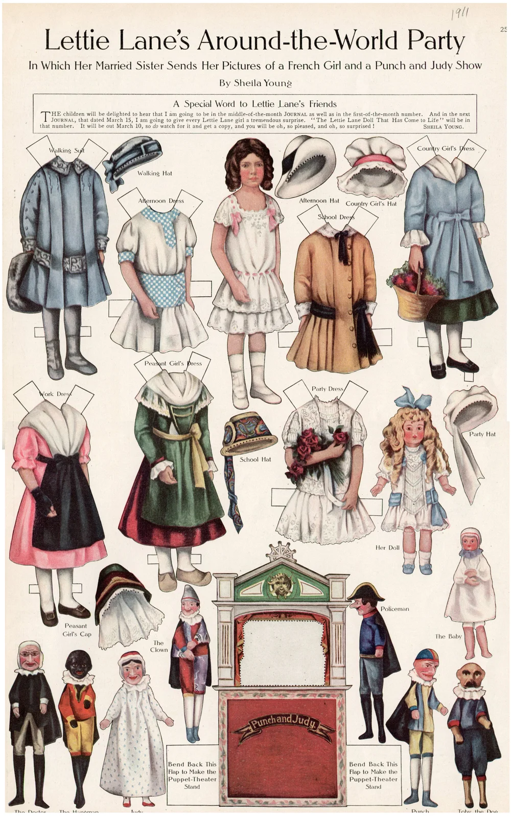 Paper Paper Ephemera Paper & Party Supplies Vintage Paper Doll