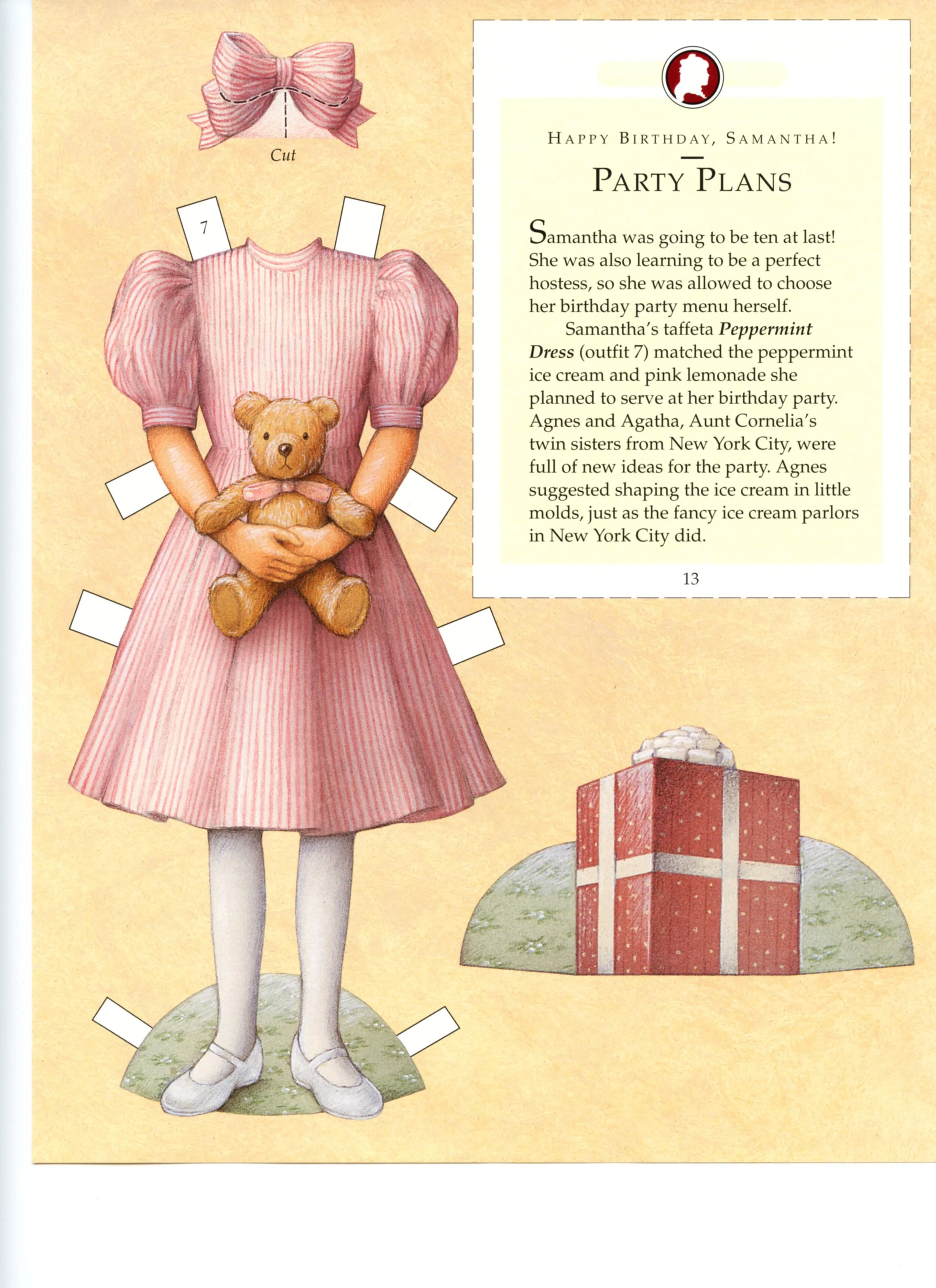 american girl samantha tea dress
