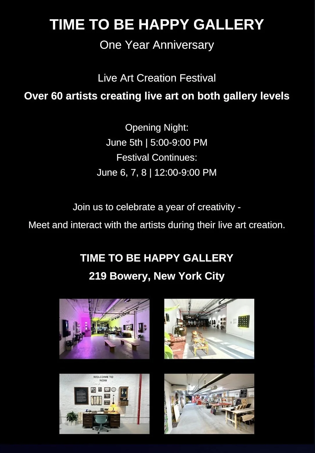 A Time To Be Happy Anniversary